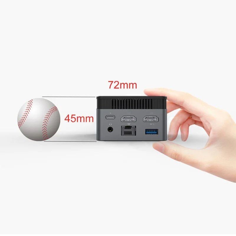 ZX01 Portable Pocket PC Intel N5105 Windows 11 Mini PC 2.9GHZ DDR4