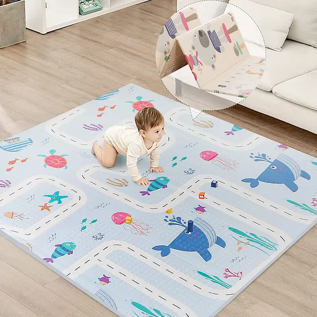 Multipurpose Double Side Waterproof Safe Floor MAT Easy Clean Sleeping Crawling Mat