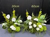 30cm green flower decor
