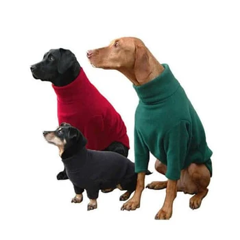 Wholesale Designer 2 Legged Puppy Dog Apparel Warm Large Fluffy Fleece Dog Clothes Jumpers Vest Coat