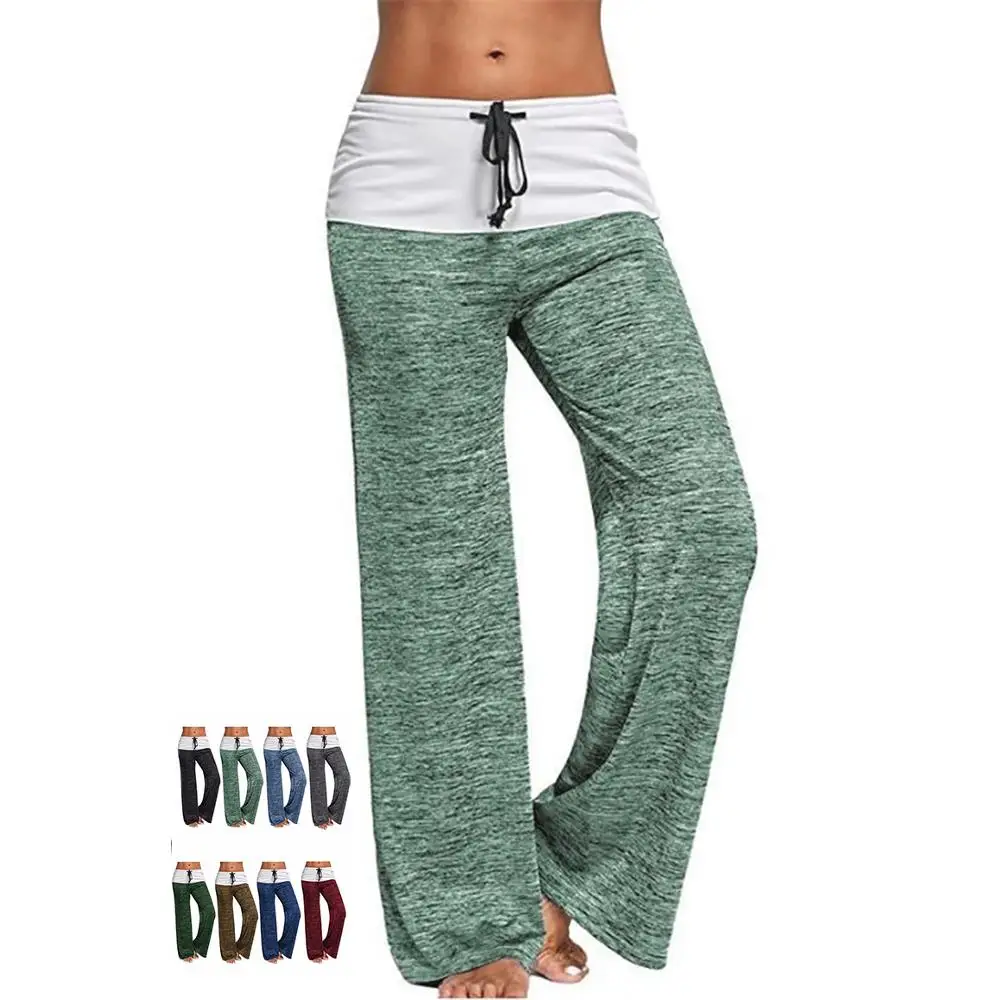 Flare Pants Women Fashion Loose Long 