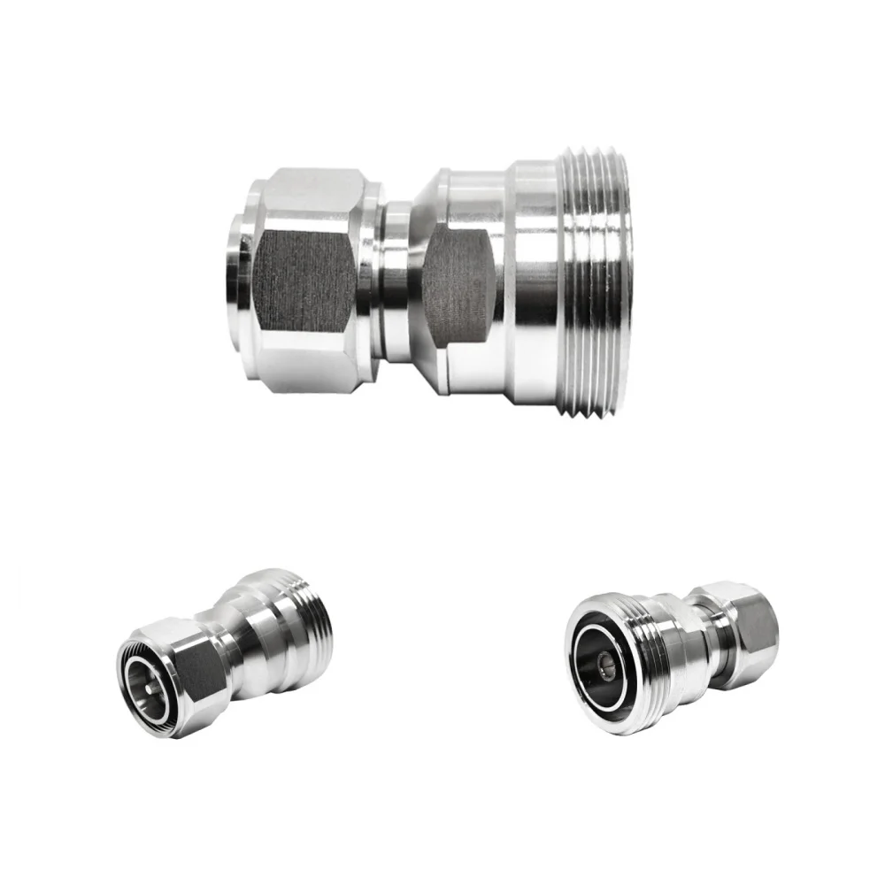 Adapter Coaxial Connectors (RF) 4.3-10 Mini DIN Male Connector to 7/16 DIN Female Connector Rf Adapter