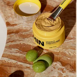 Good Quality Organic VC Brightening Clay Mask Fade Dark Spots Mud Mask Anti Acne Vitamin C Clay Mask