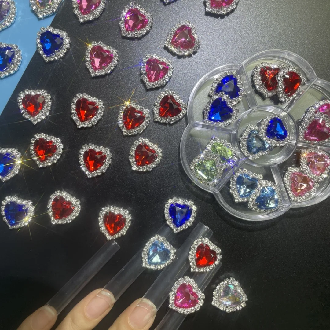 Strass A Forma Di Goccia Con Fori - 20 Pezzi 8x13mm, Rosso E Caffè, Per Cucito E Decorazioni - Foto 12