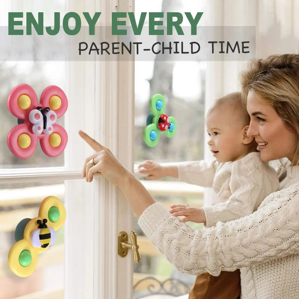 Детские всасывания чашка фиджет-Спиннер животных летающий Непоседа сенсорные спиннинг игрушки для малышей