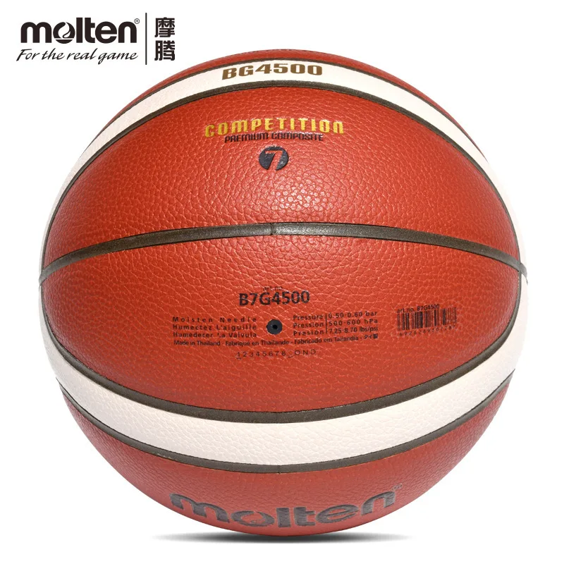 Molten BG4500 Basketball – Größe 6, FIBA-zugelassen, Aus Premium-Verbundleder, Für Indoor-Spiele