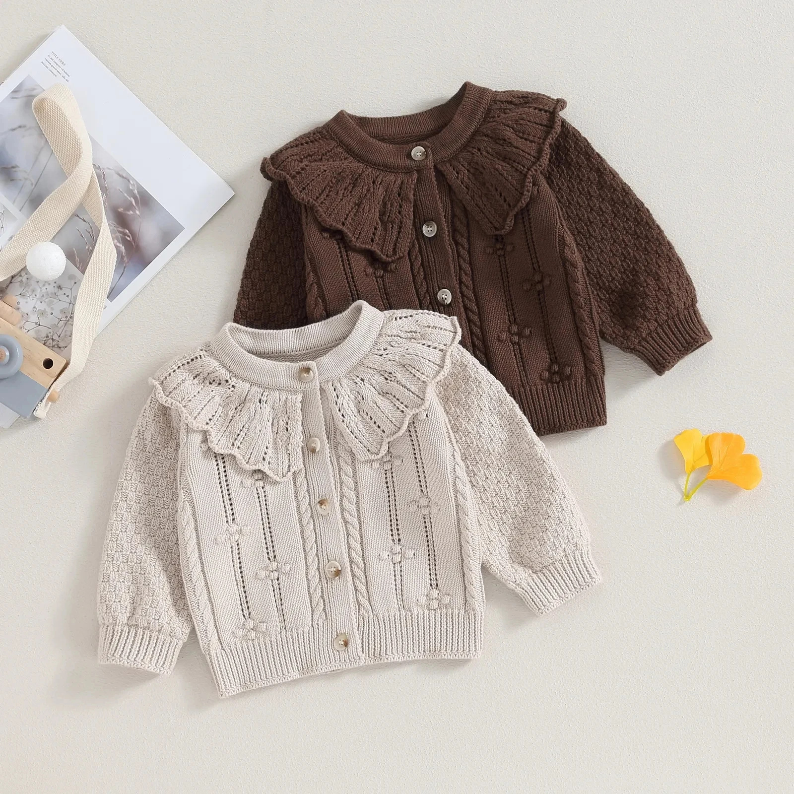 Maglione casual lavorato a maglia tinta unita da donna, adatto per uso