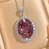 Platinum dried rose pendant with chain