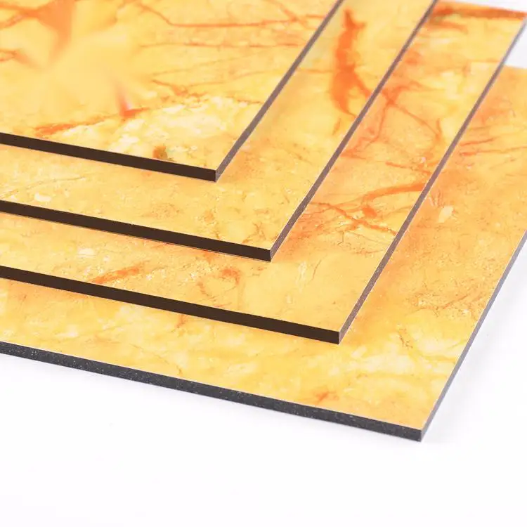 Modern Marble Design Aluminium Cladding Sheets Anti-Static Composite Panel