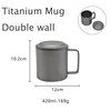 Titanium-420ML Cup with Lid
