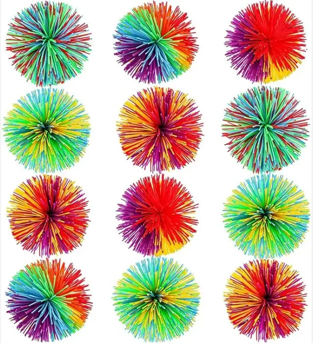 Stringy Toy Alibaba.com: Kids Toy 2024 Monkey Stringy Balls, Soft Rainbow Bouncy ...