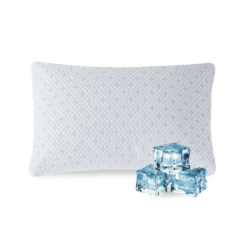 Bantal Kubus dengan Pad Penyejukan untuk Tidur yang Lebih Baik, Bantal Busa Memori Sejuk