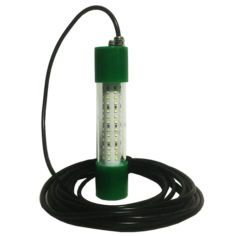 Яркий зеленый белый синий подводный светодиодный фонарь для рыбалки ловли