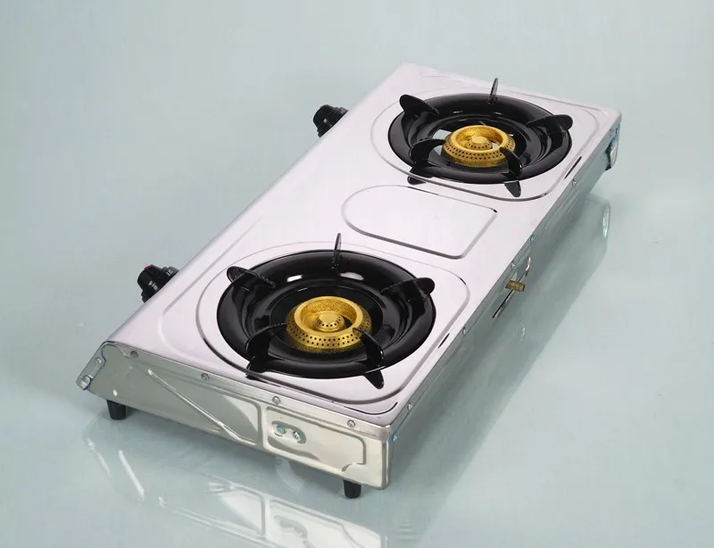 Portable Gas Stove Stainless Steel 2 Burner Gas Stove - Buy