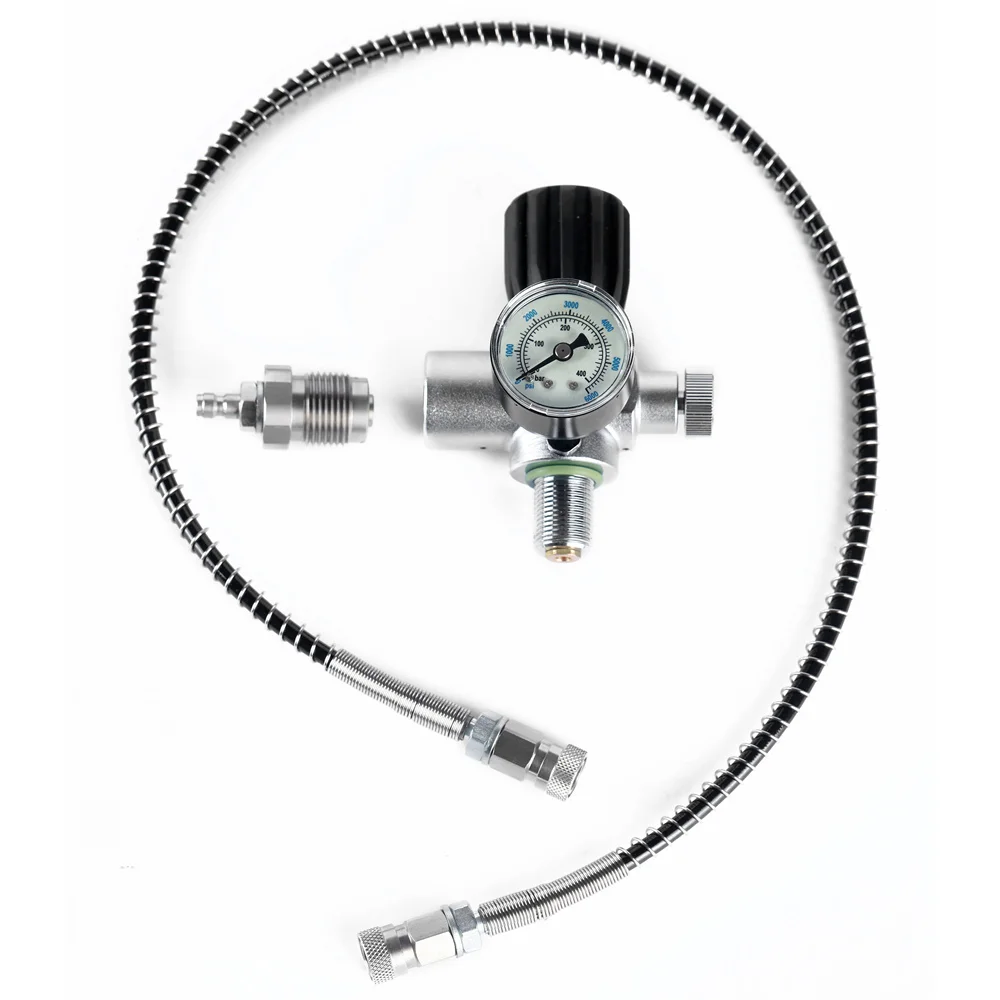 Tuyau Microbore PCP DN2 36 Pouces - Adaptateur Station Remplissage Air Haute Pression 4500 PSI