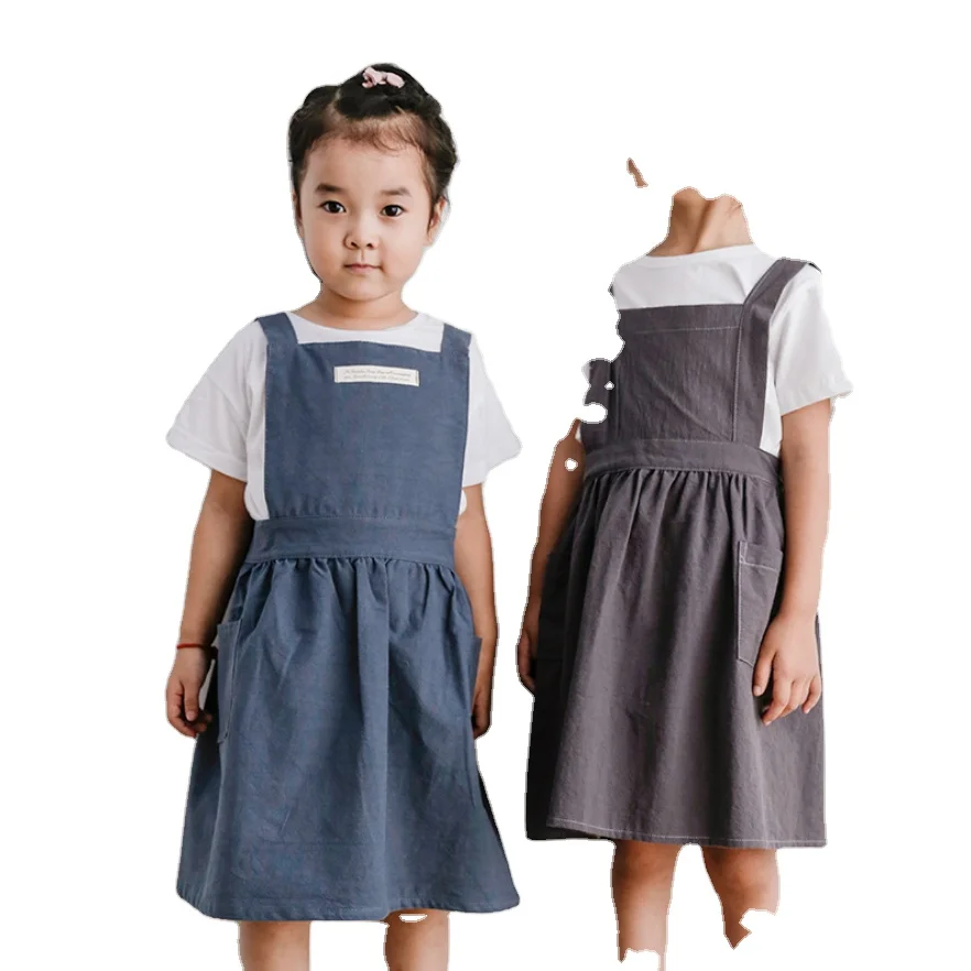 cotton pinafore apron