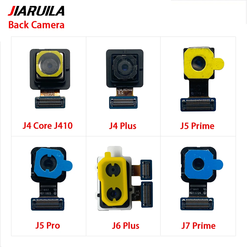 Mobile Phone Big Back Camera Flex Cable Main Camera for Samsung J4 Core J5  J7 Prime Pro J6 Plus Front Camera Replacement Parts