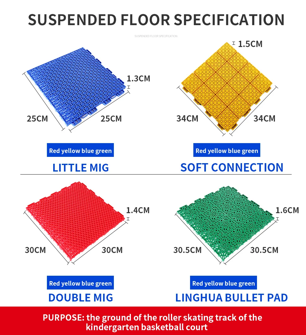 Plastic Interlocking Tiles