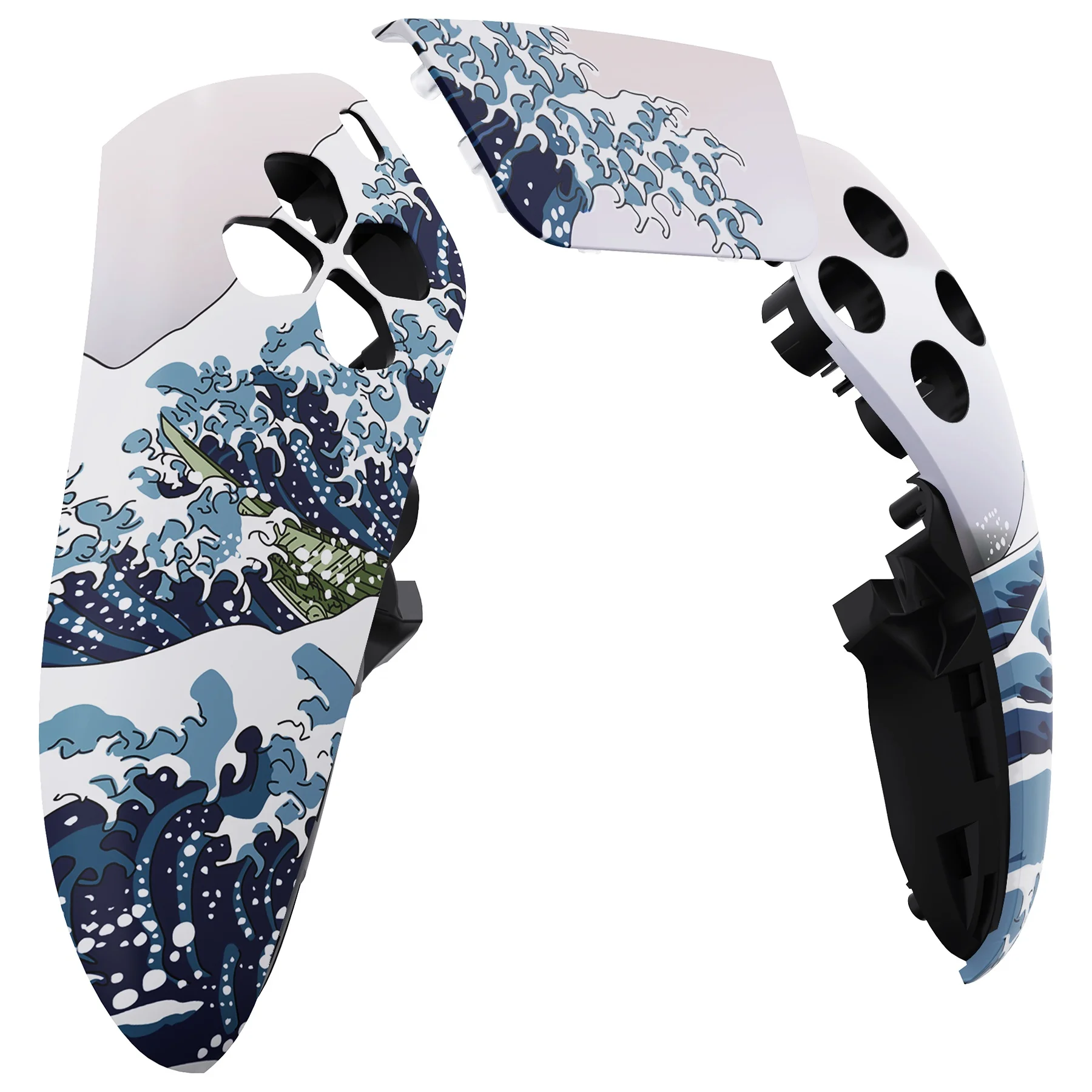 EXtremeRate Custom DIY Front Shell Replacement Shell Kits for Dualsense PS5 Edge Controller