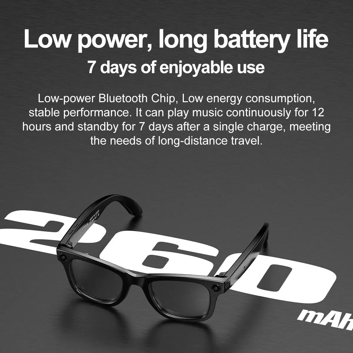 Occhiali Smart AI Con Traduzione In Tempo Reale – Bluetooth 5.3, Oltre 100 Lingue, Microfono E Altoparlante, Video Traduzione, Anti-Luce Blu, Per Uomo E Donna
