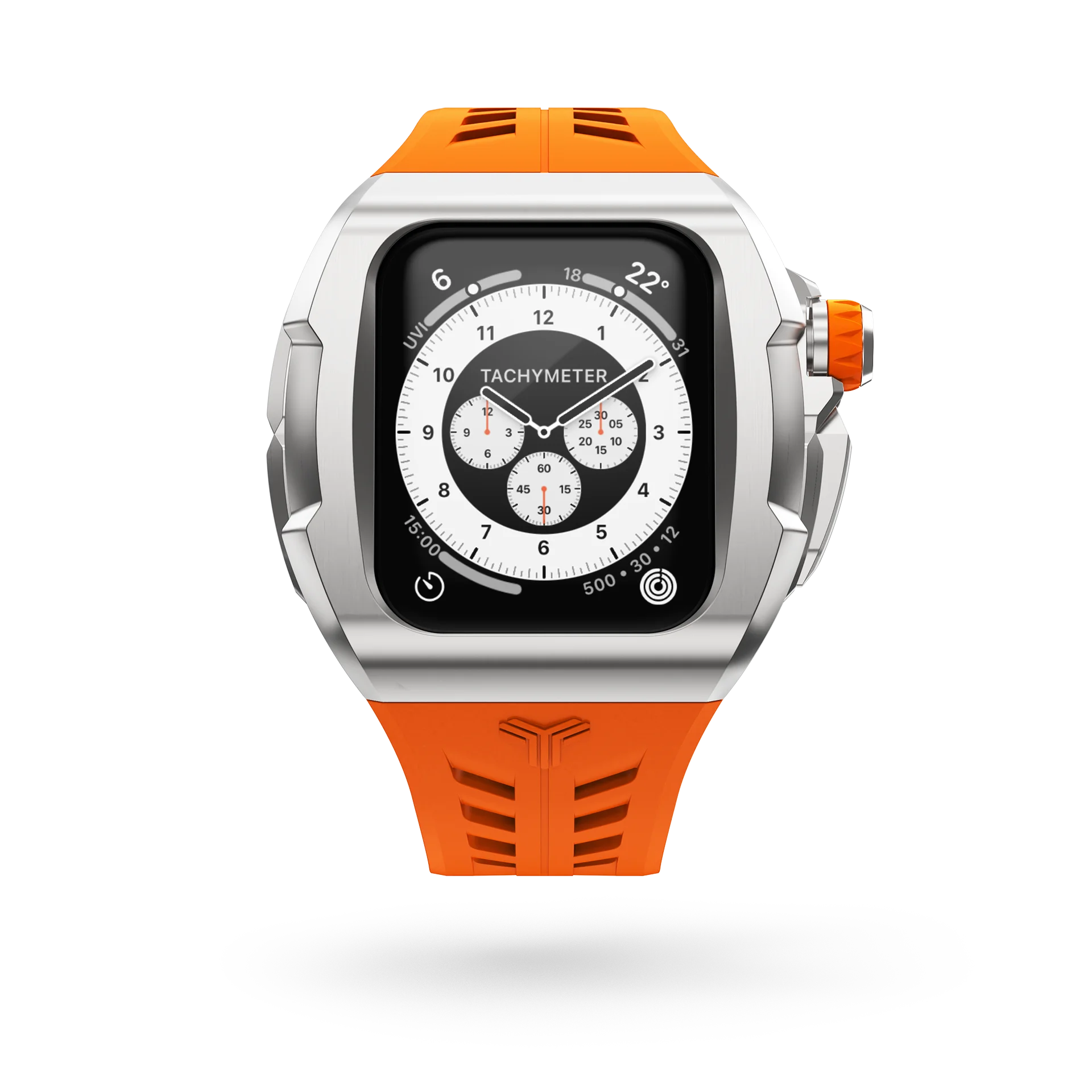 Wholesale Y24 Premium Stainless Steel Apple Watch Case 45mm Sport Series Case With Strap