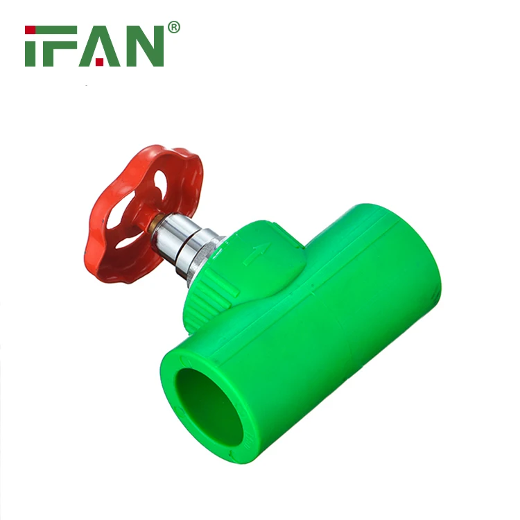 Plastic Ppr Stop Gate Valve for Hot Cold Water and Home Plumbing Straight Stop Valves pp Stop Valves