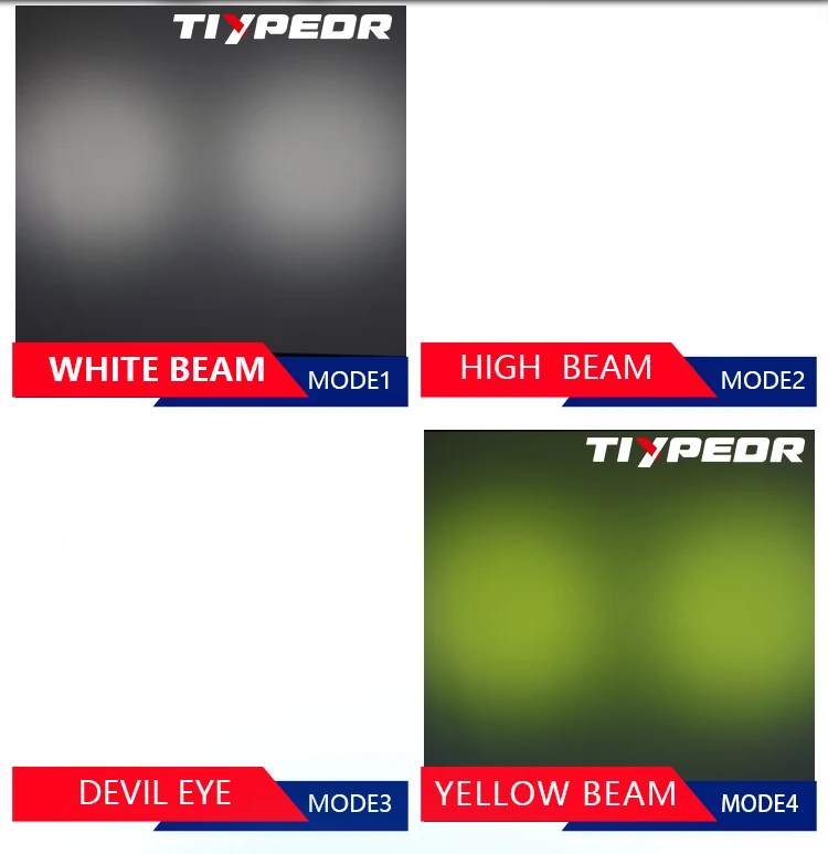 product tiypeor upgrade brighter 30w cnc aluminum ip68waterproof auxiliary fog motorcycle driving led spotlight headlight for off road-6