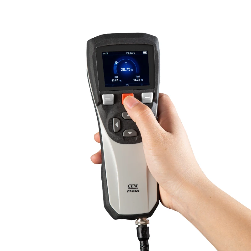 CEM DT-8321 pengukur suhu/kelembaban & Dewpoint genggam profesional untuk pengecekan titik industri dan kalibrasi Lapangan| Alibaba.com