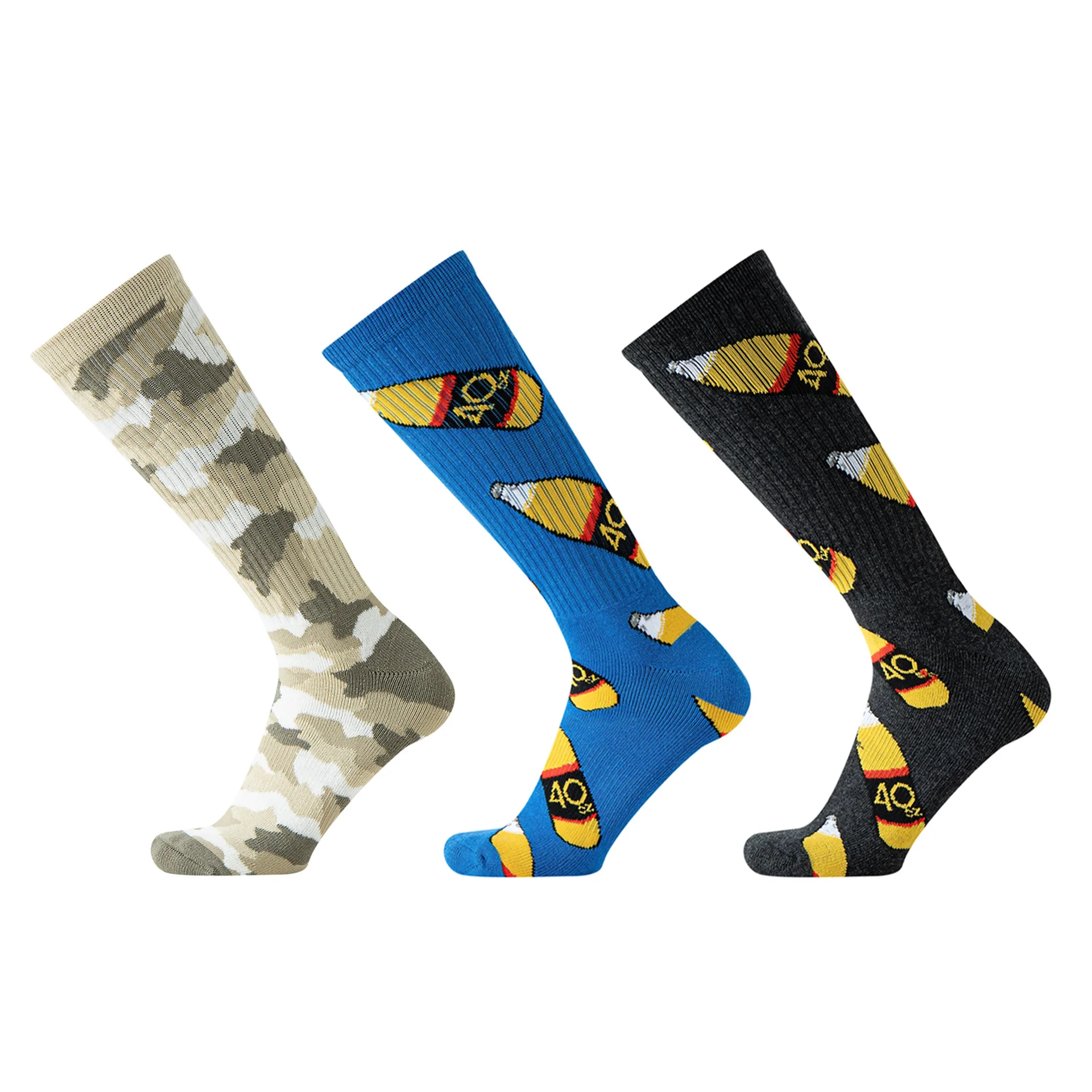 Logo Custom Design Socks Men Custom Socks No Minimum Order Crew Sport
