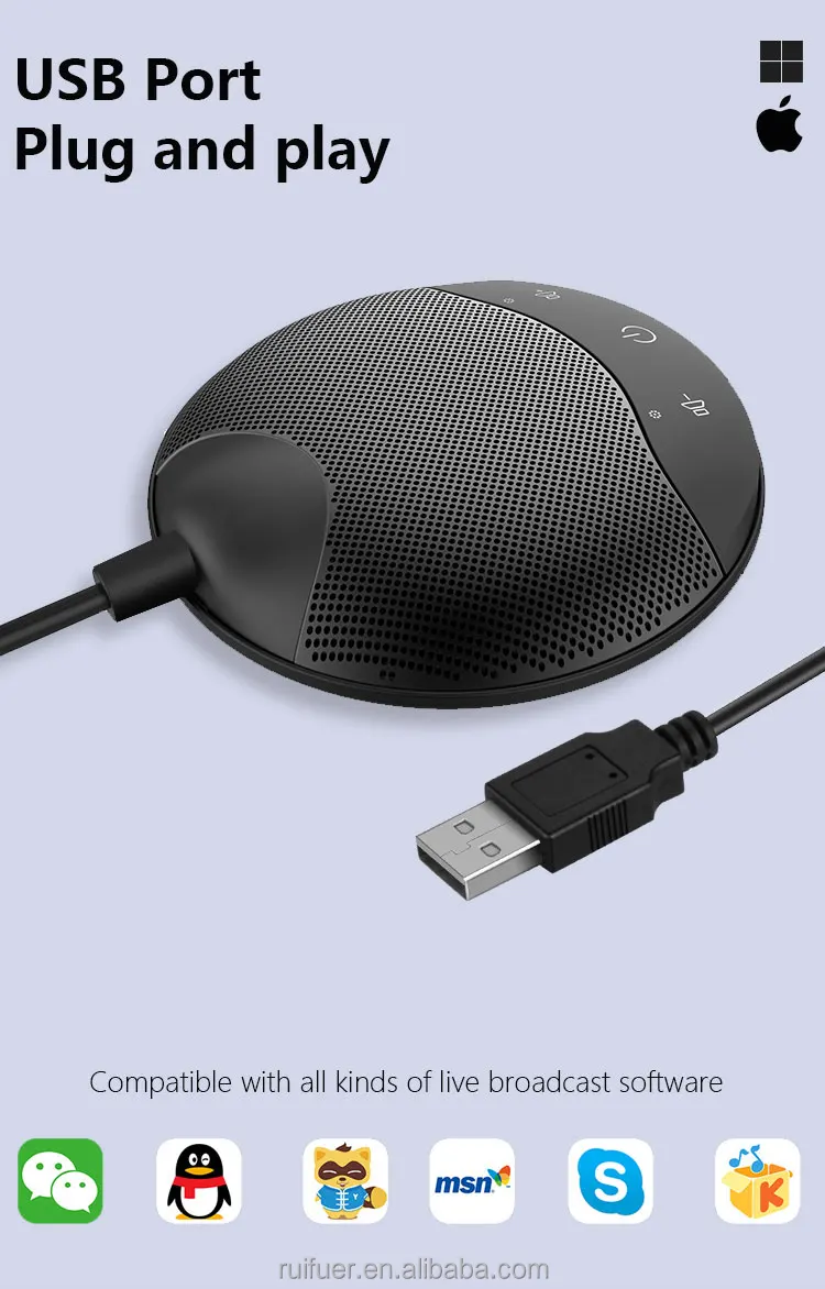 Usb Speaker Phone 360 Omnidirectional 