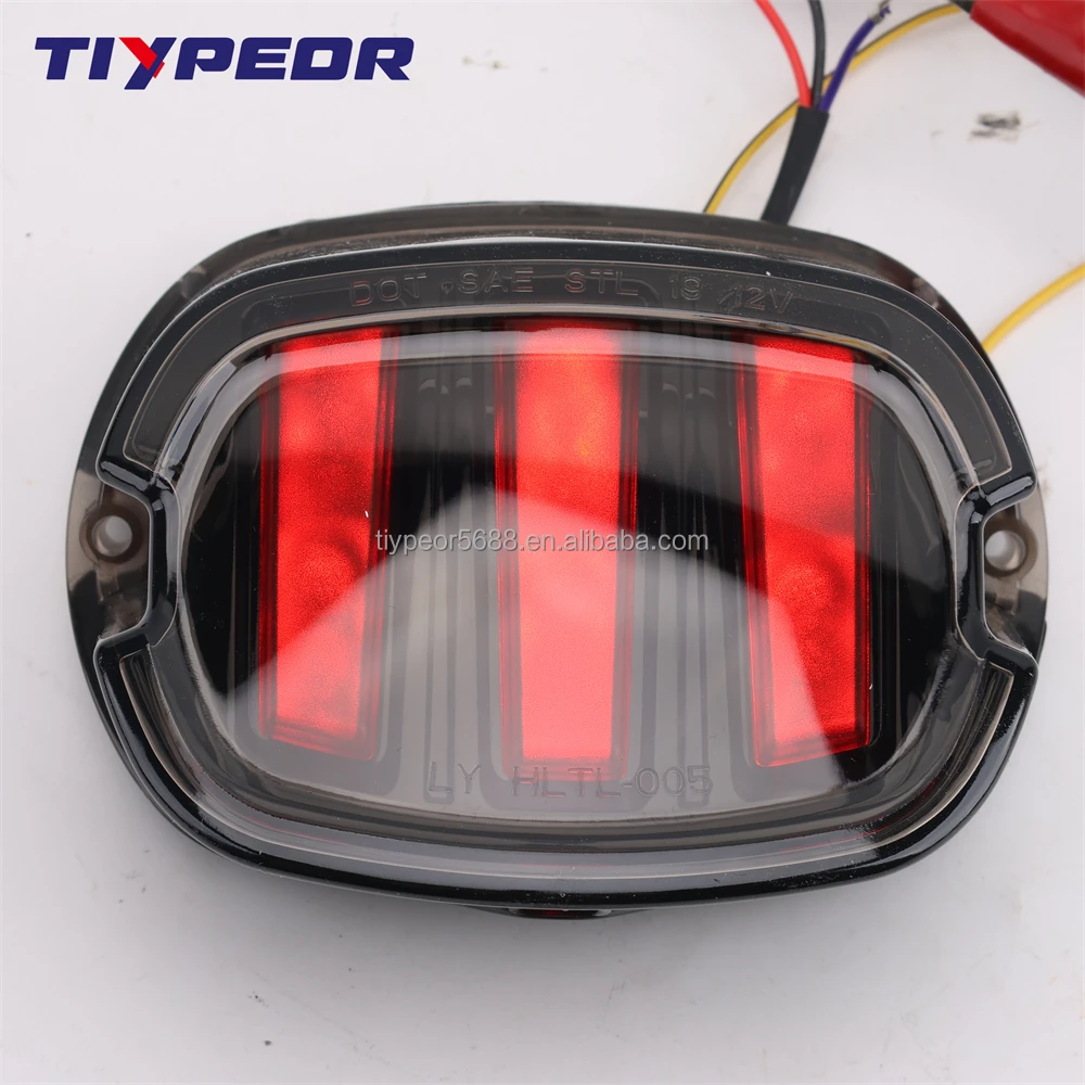 product tiypeor drl motorcycle brake lamps led daytime running continentals custom tail light reflector taillights for harley 1200 883-7