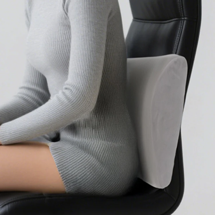 Lower Back Pain Memory Foam Back Cushion Ergonomic Orthopedic Back Rest Throw Pillows for Office Chair Car Gaming Chair