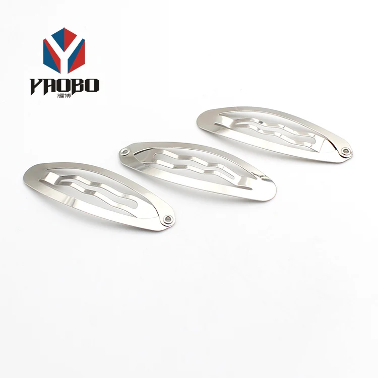 Модный высококачественный металлический Овальный зажим для волос