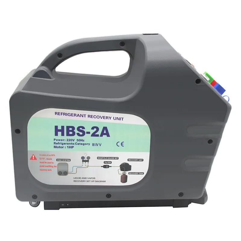 HBS Refrigerant Recovery Machine HVAC Single Cylinder Refrigerants Recovery Device
