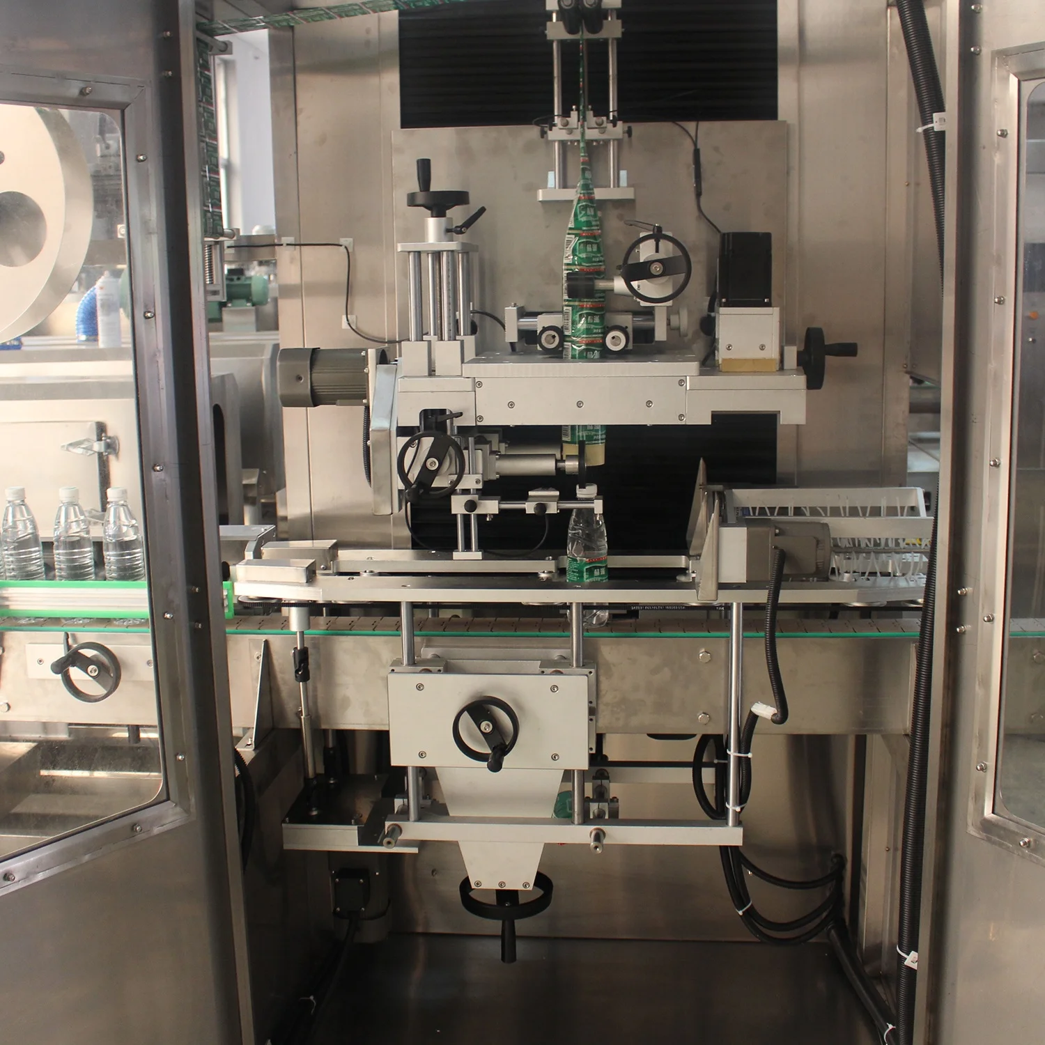 2020 горячая Распродажа PM-150 Полностью Автоматическая PET бутылка термоусадочная этикетировочная машина