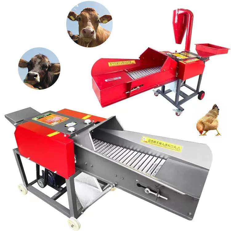 grain cutter electric high speed manual animal grass grinder parts motor chaff cutter machine