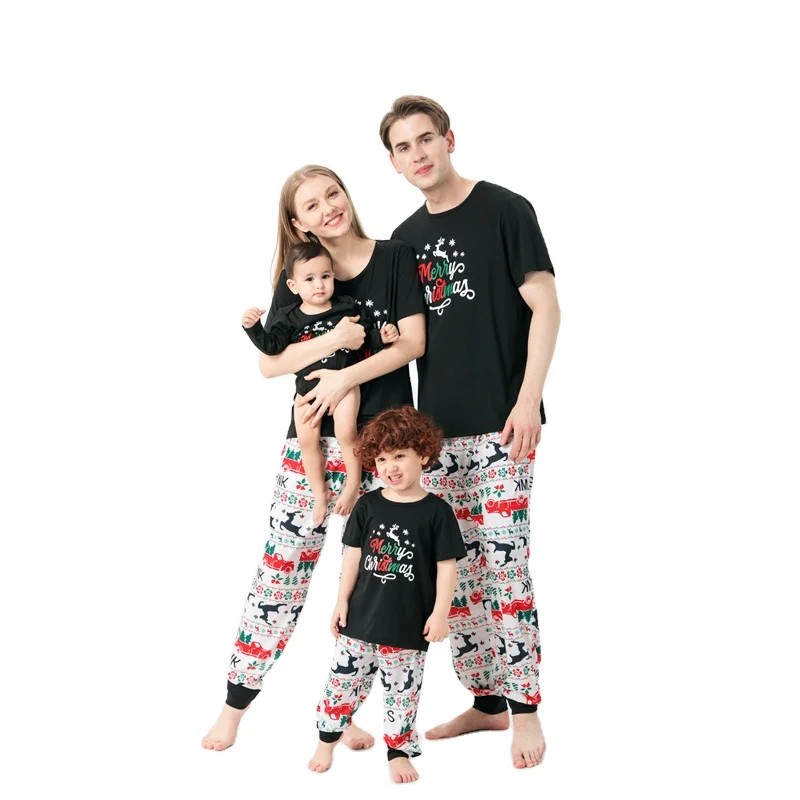 Pijama Unisex De Algodón De Manga Corta,De Alta Calidad,Con Dibujos De  Animales,Familia,Navidad - Buy Unisex Pijamas,Pijamas De Manga Corta,Navidad  Pijama Para Familia Product on Alibaba.com