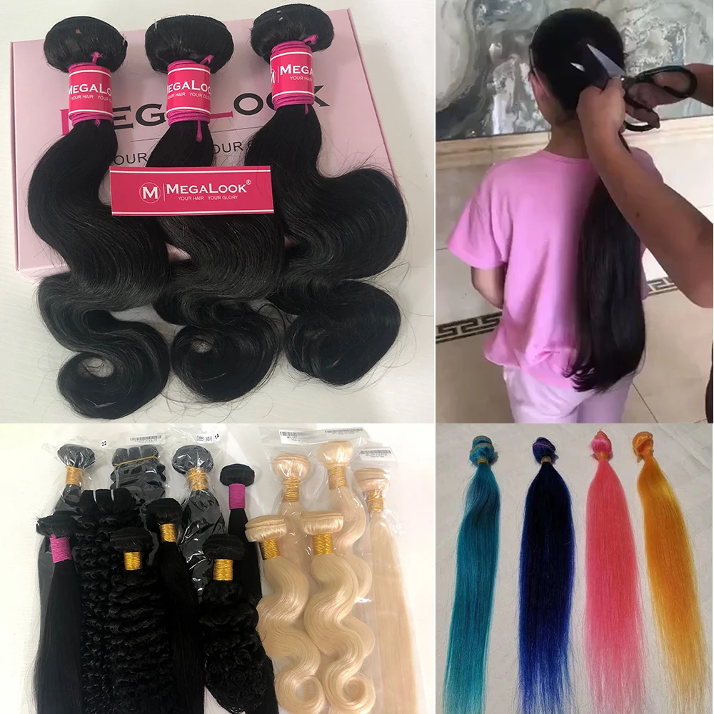 Double Drawn Indian Remy Kinky Curly Human Hair Weave Extension In Bulk