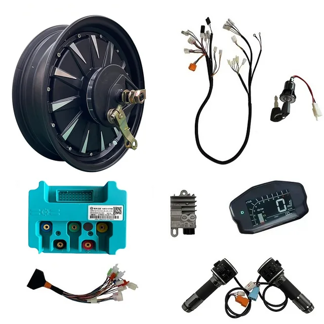 1000W 12inch Electric Wheel Hub Motor Complete E-drive Kits for Electric Scooter Moped