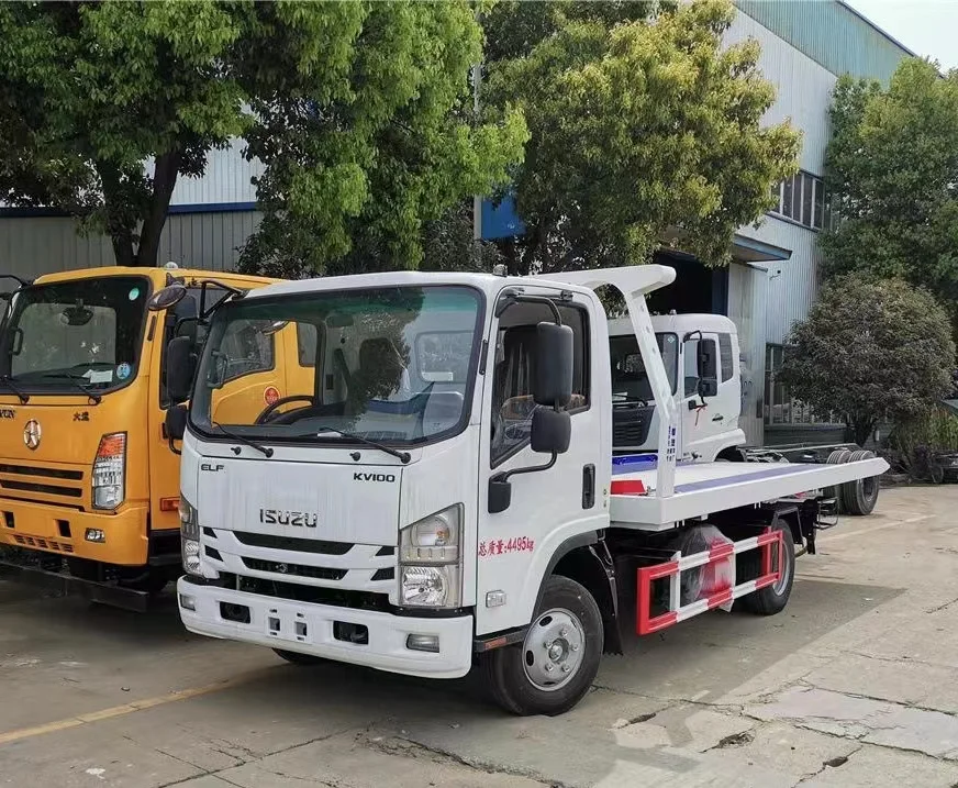 Isuzu Trailer Rescue Vehicle Flatbed Truck - Buy Used Isuzu Elf Dump ...