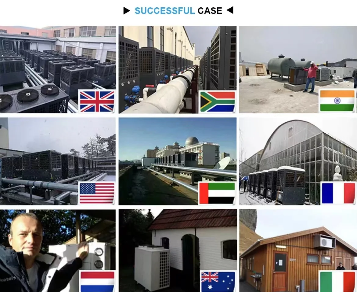 Air Source Hot Water Heat Pump,Central Heating And Hot Water For