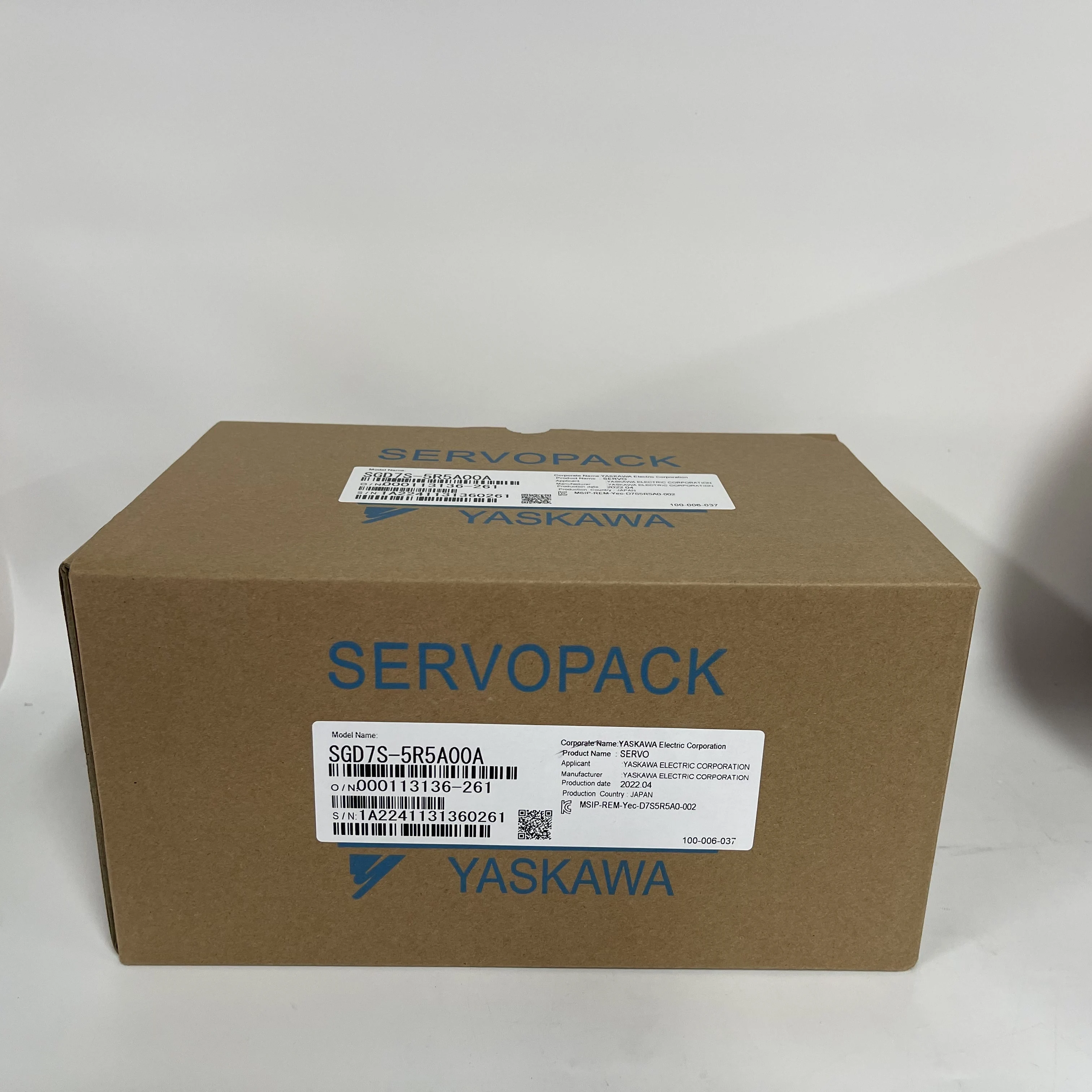 YASKAWA Servo Driver Servopack SGD7S-5R5A00A YASKAWA Servo Driver Servopack SGD7S-5R5A00A