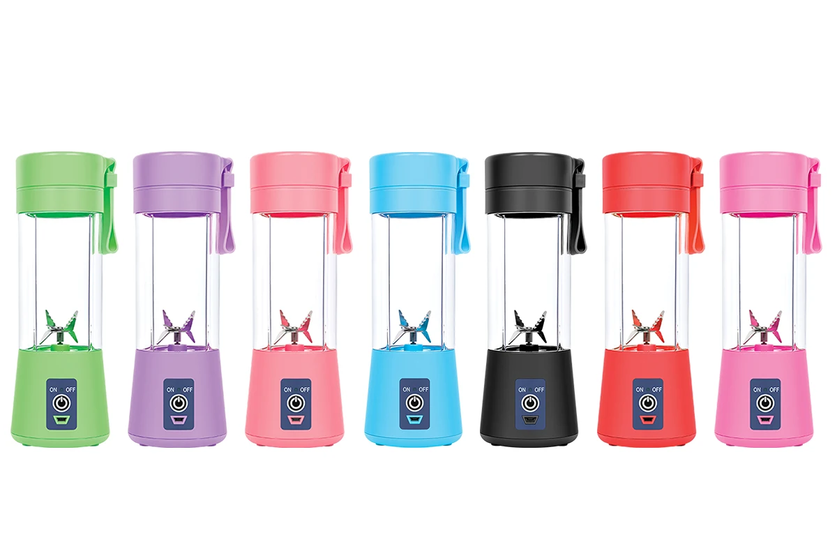 Hot Sell Portable Electric Juicer Blender 6 Blades Mini Juicer 380ml