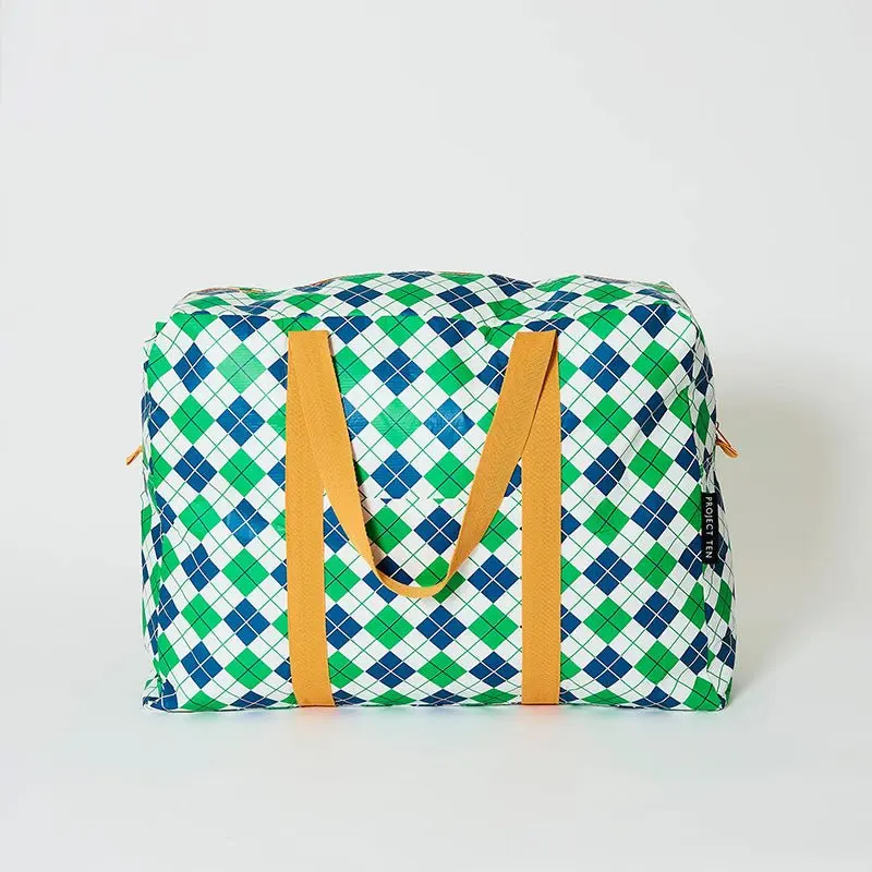 Printed Lightweight EcoSross Tyvek Zipper Pouch Untearable Waterproof Cosmetic Makeup Waist Bag Cartoon Travel Beach Tote