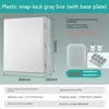 Caja gris de 500X400X200MM (con placa base)