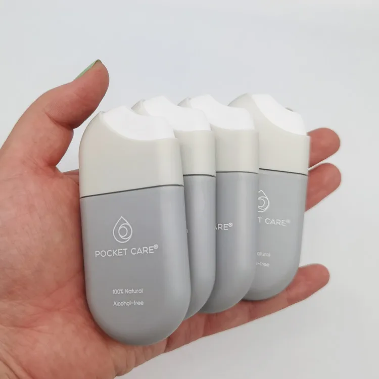 New Design 10ml 15ml Plastic Empty Refillable Credit Card Spray Bottle Pocket Size Flat Perfume Spray Bottle for Hand Sanitizer