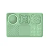 Tappetino rettangolare per leccare (verde)