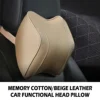 Almohada para el cuello beige