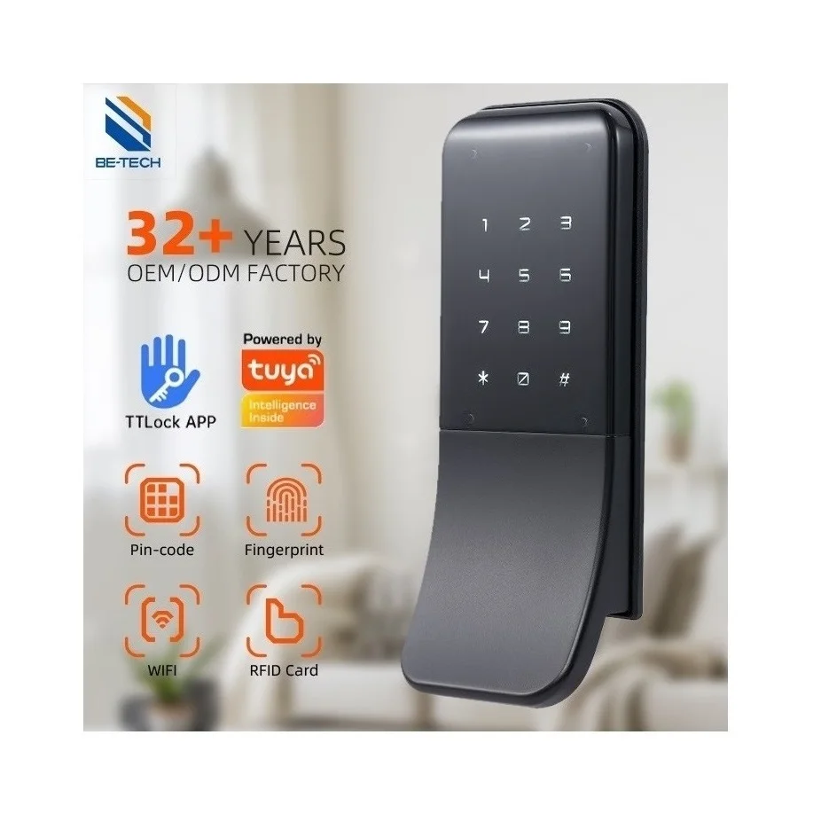 WiFi Smartlock Deadbolt Door Lock Digital Code Change Password