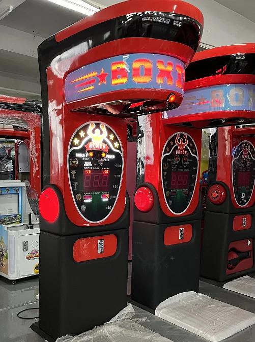 Funpark Factory Direct  New Arrival Prize Drinks Redemption Hitting Kicking Boxing Ball Punch Game Machine for Game Center manufacture